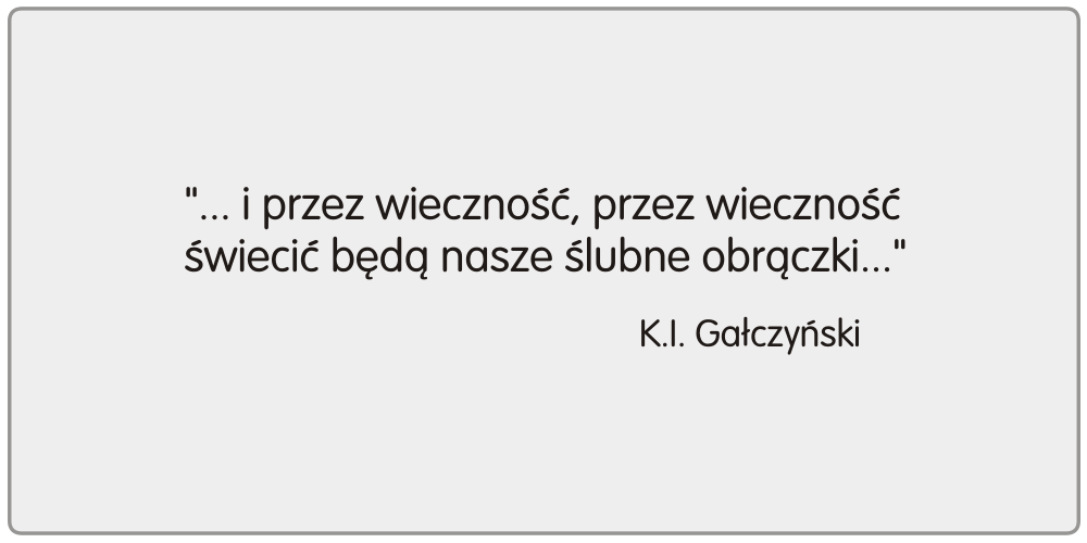 Ślubne sentencje Ślubne aforyzmy