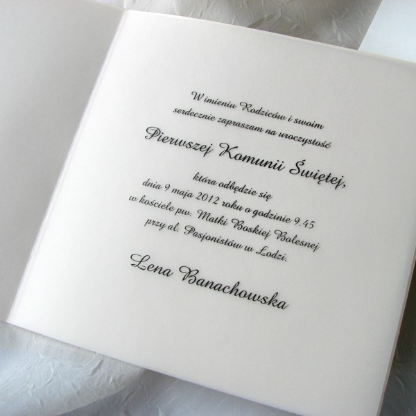 Zaproszenia Na Komunię Zaproszenie Na Komunię świętą K 1747 20 łąka